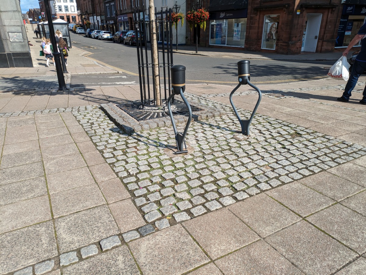 In the heart of town